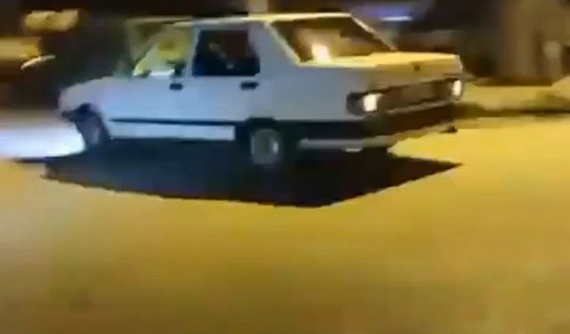 Drift yapan sürücüye ceza