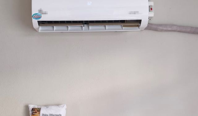 Düğünde gelin ve damada takı yerine klima hediye etti