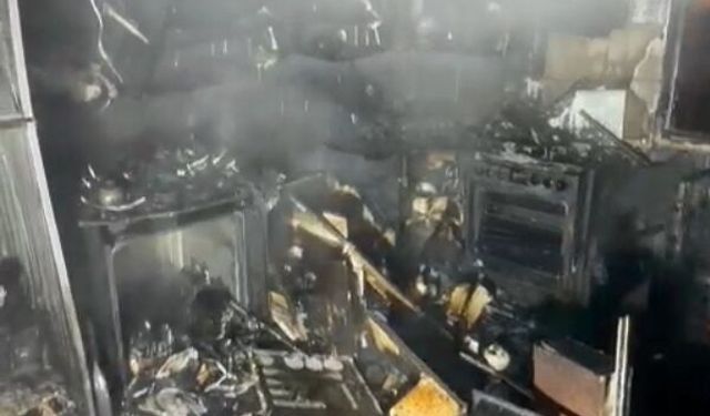 Düziçi'de ev yangını