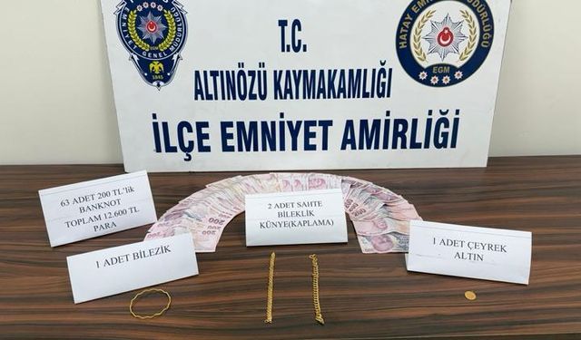 Hatay'da kuyumcuları 95 bin TL dolandıran 3 şüpheli yakalandı