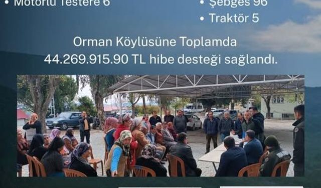 Hatay'da orman köylüleri desteklerle kalkınıyor