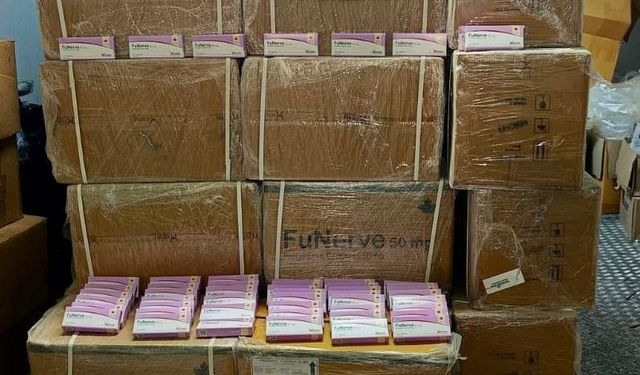 Mersin'de 280 bin adet sentetik ecza ele geçirildi