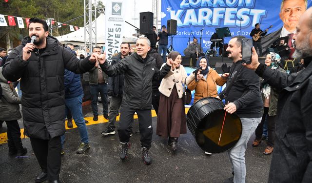 Osmaniye'de ilk kez kar festivali düzenlendi