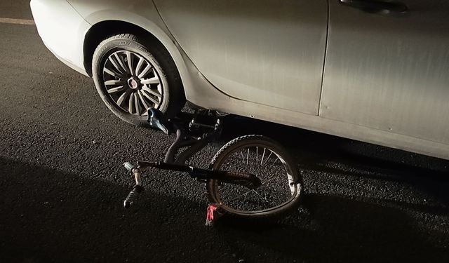 Otomobilin çarptığı bisikletli çocuk yaralandı