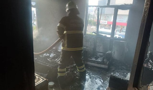 Payas'ta ev yangını