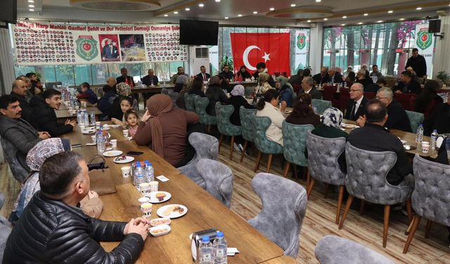 Şehit Aileleri ve Gaziler Osmaniye'de bir araya geldi