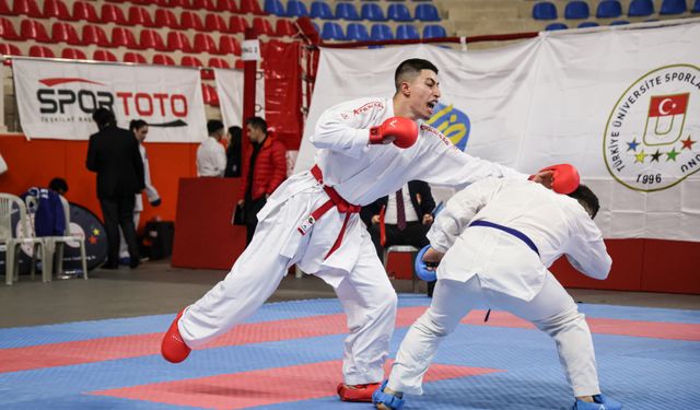 Üniversiteler Arası Karate Şampiyonası, Burdur'da başladı