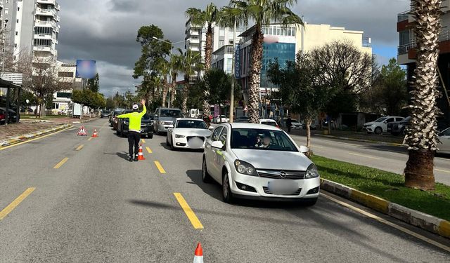 Antalya'da son 1 haftada 6 bin 766 araç ve sürücüsüne ceza