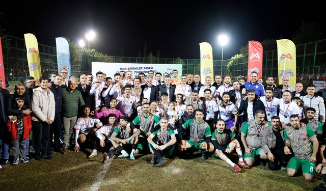 Birimler arası futbol turnuvası tamamlandı