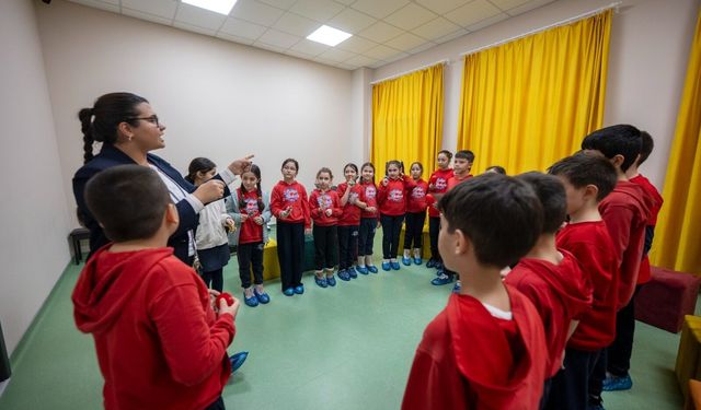 Çocuk kampüsünde atölyeler dolu dolu geçiyor