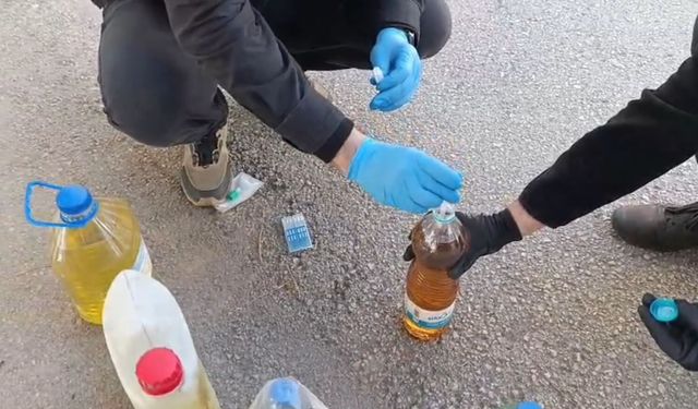 Mersin'de cipte 27 litre sentetik uyuşturucu ele geçirildi