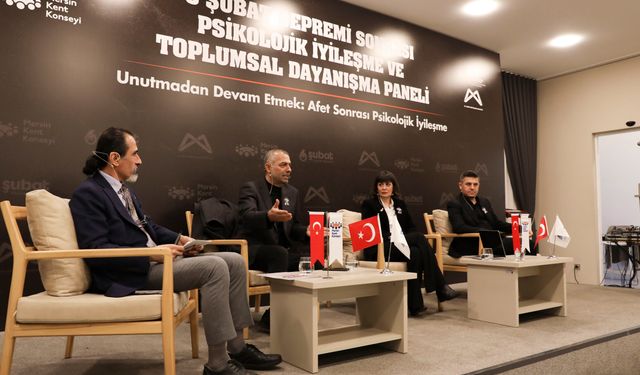 Mersin'de 'psikolojik iyileşme ve toplumsal dayanışma paneli' düzenlendi