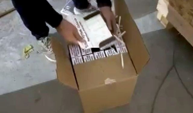 Adana'da 12 milyon 500 bin gümrük kaçağı makaron ele geçirildi