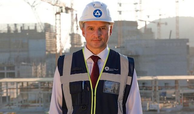 Akkuyu NGS'nin 4'üncü Güç Ünitesi'nde reaktör şaftının yapısal bileşeni monte edildi