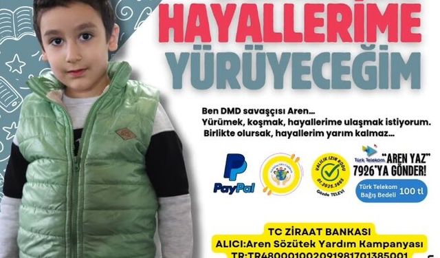 Annesi, DMD ve otizm teşhisi konulan Aren'in doktor olduğunu görmek istiyor / Ek fotoğraf