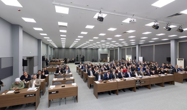 Büyükşehir belediye meclisi toplandı