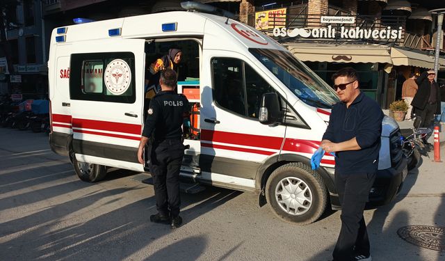 Ciple çarpışan motosikletli yaralandı