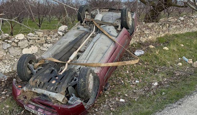 Eğirdir'de kaza: 1 yaralı