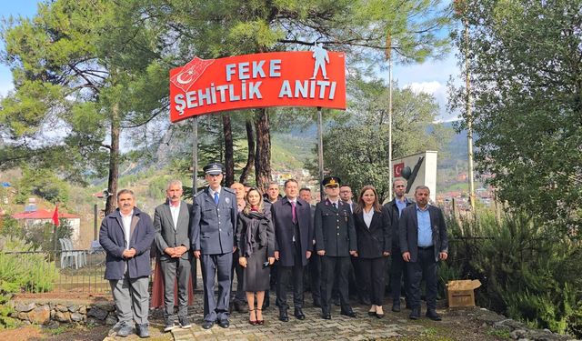 Feke'nin kurtuluşunun 106'ncı yıl dönümü kutlandı