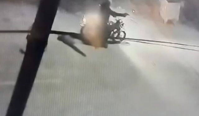 Hatay'da bir evin kurşunlanma anı kamerada