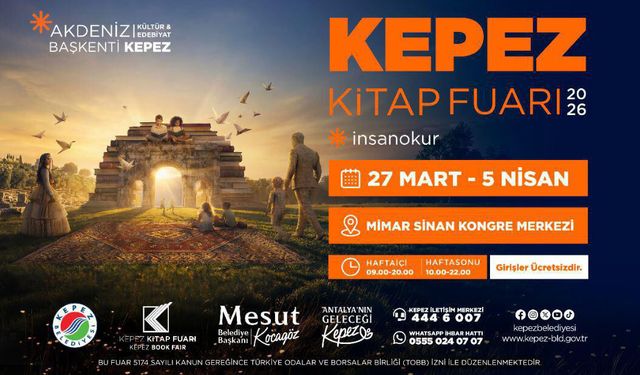 Kepez Kitap Fuarı kapılarını açıyor