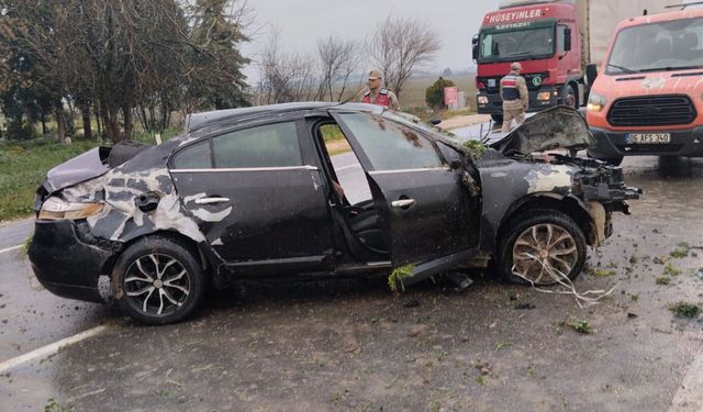 Otomobil takla attı; 1 yaralı