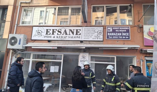 Pide salonunda doğal gaz patlaması: 1 yaralı