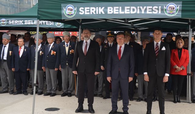 Serik'te 18 Mart töreni