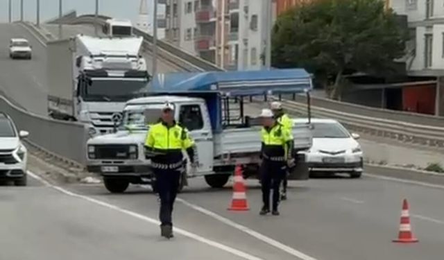 Tarsus'ta polisten kaçan sürücüye 140 bin lira ceza kesildi