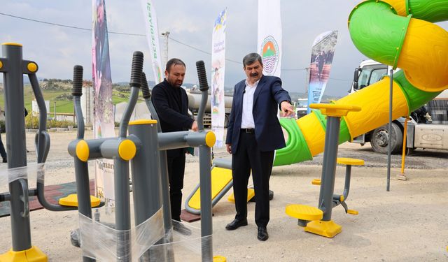 Toroslar'a yeni oyun grupları ve spor aletleri geliyor