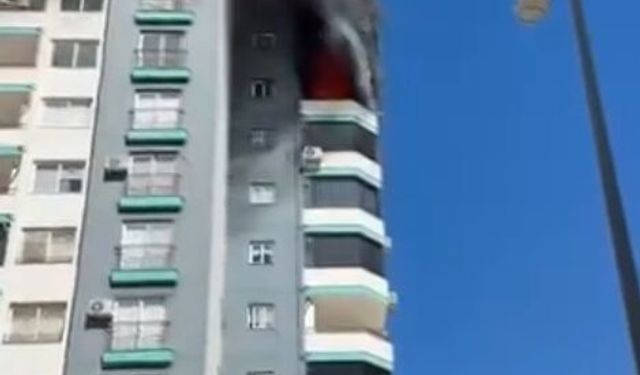 Yangın sırasında taşkınlık yapanları polis havaya ateş açarak dağıttı