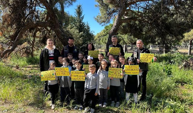 Erdemli’de Miniklerden Anlamlı Etkinlik! “Her Çocuk Bir Fidan”