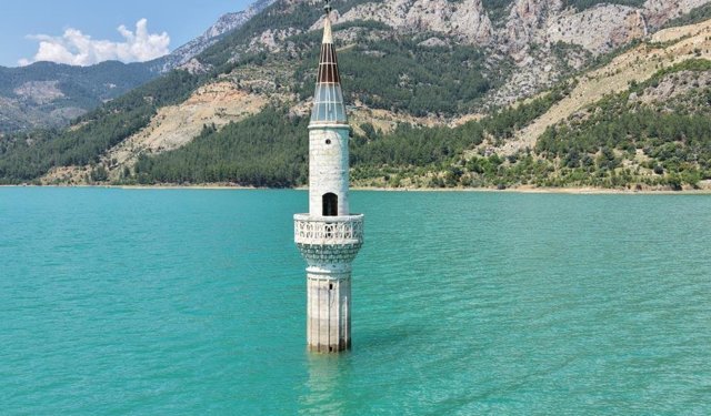 Alaköprü Barajı taştı: Akine tamamen sular altında kaldı