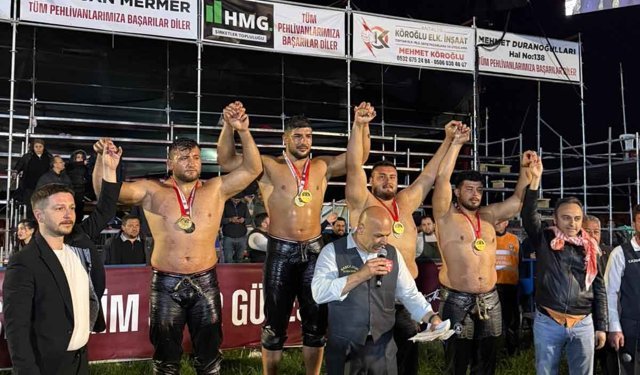 Belediye güreşçisinden üçüncülük