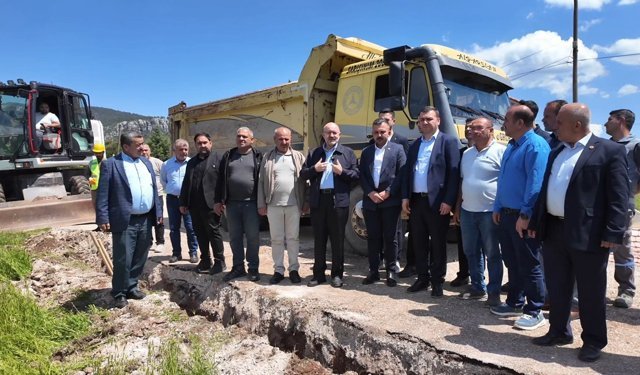 Doğal gaz için ilk kazma vuruldu