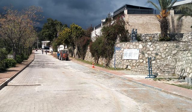 Kemer'de altyapı çalışmaları