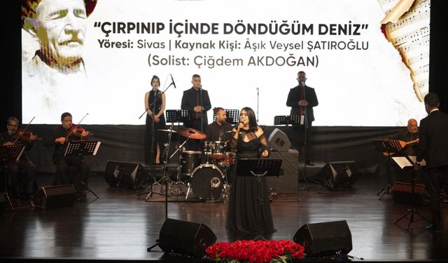 Mersin'de Aşık Veysel'e vefa gecesi
