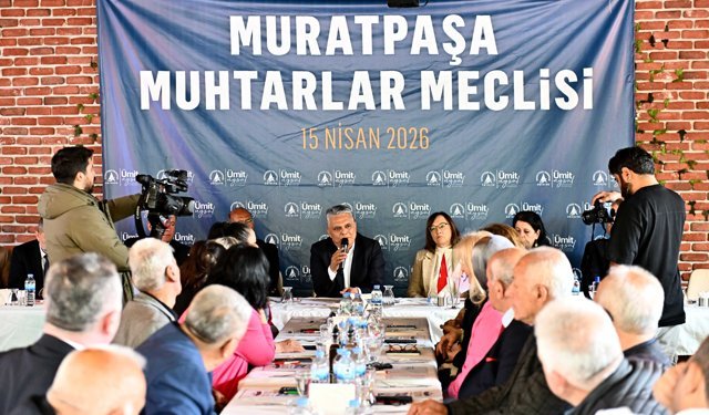 Muratpaşa Muhtarlar Meclisi toplandı