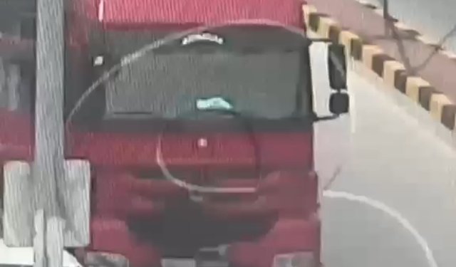 Plakasını gizleyen TIR şoförüne ceza