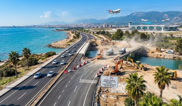 Mersin’de Dev Otoyolda Sona Doğru! 2,5 Saatlik Yol 18 Dakikaya Düşecek