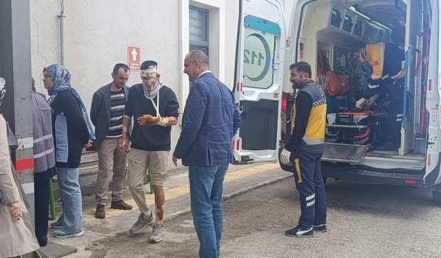 Andırın Devlet Hastanesi'nde gerçeği aratmayan tatbikat