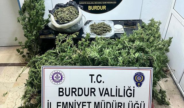 Burdur'da uyuşturucu operasyonu: 1 tutuklama