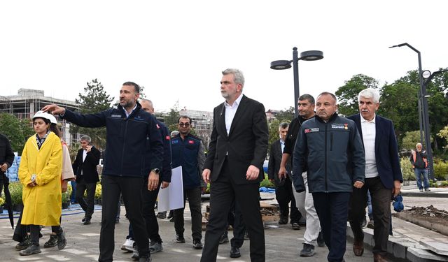 Fırat Görgel, kentsel tasarım alanlarında incelemelerde bulundu