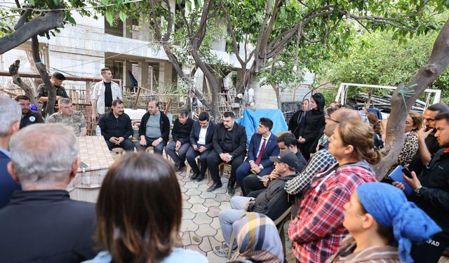 Hatay Valisi Masatlı'dan taziye ziyareti