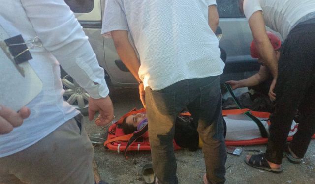 Osmaniye'de zincirleme kaza kamerada; 8 yaralı