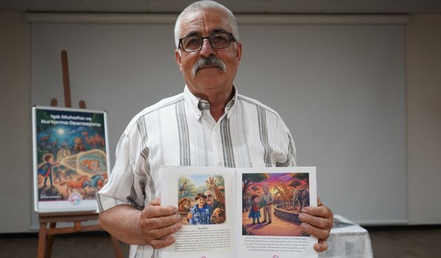 Otizmli Ali Rıza'nın hayal dünyası kitaba dönüştü