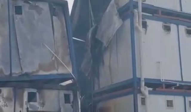 Şantiyede yangın: 1 ölü, 6 yaralı