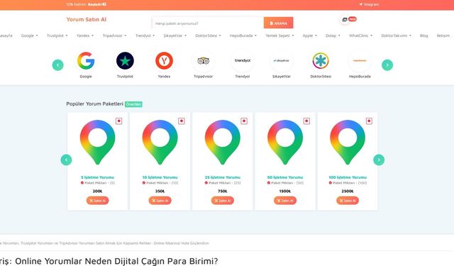 Trustpilot Yorum Satın Al HaritaYorumu.com