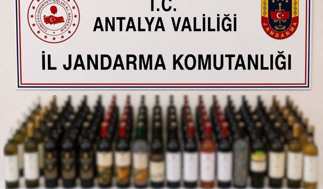 108 litre kaçak alkol ele geçirildi