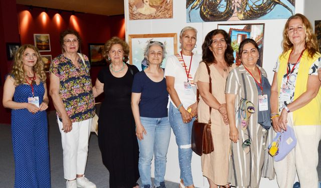 Antalya'da sanat fuarı sona erdi